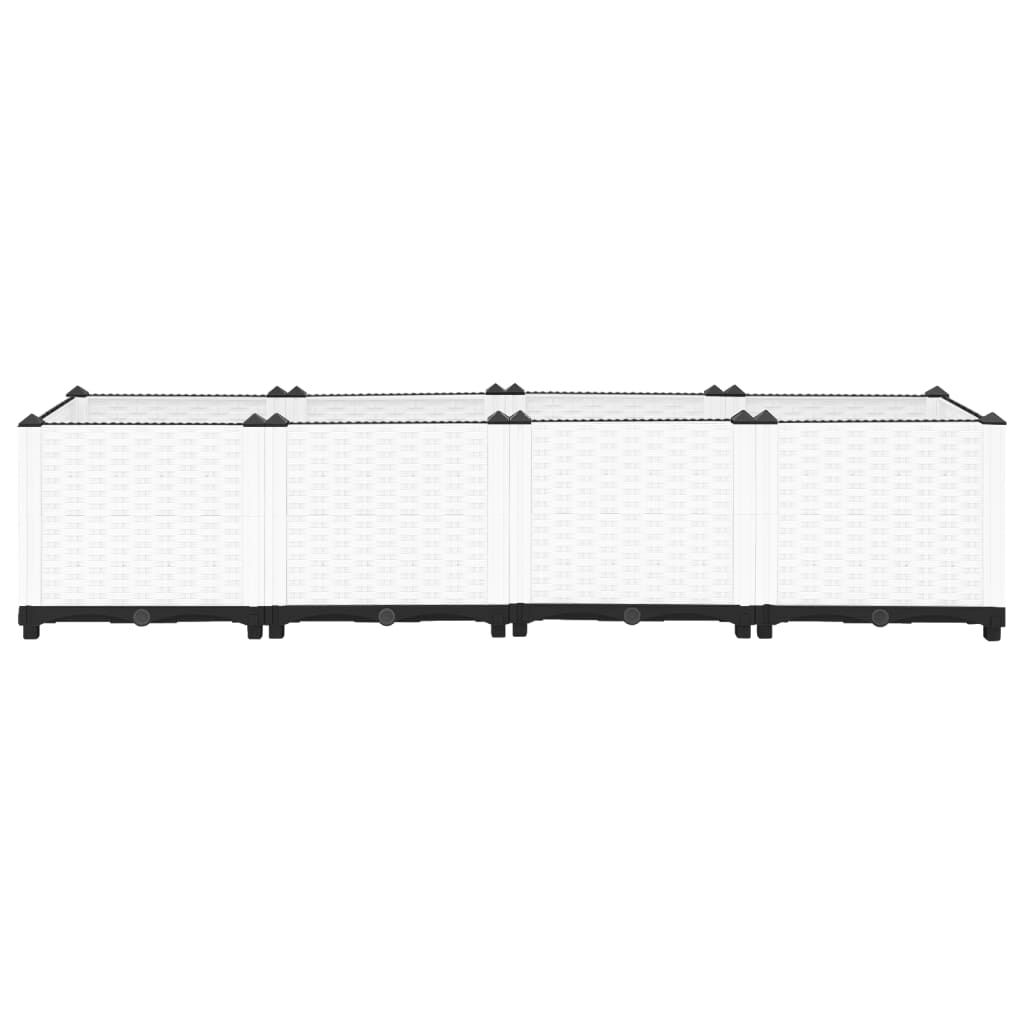 vidaXL Raised Bed 160x40x38 cm Polypropylene