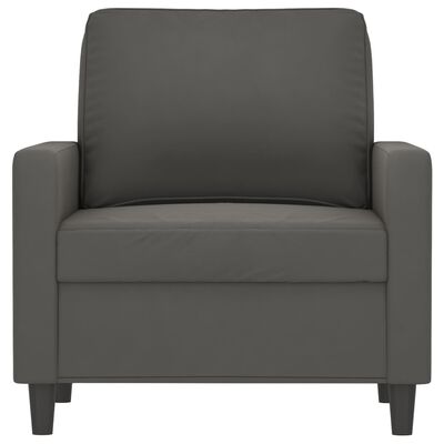 vidaXL Sofa Chair Dark Grey 60 cm Velvet