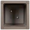 vidaXL Garden Planter Grey 36 x 36 x 35 cm Polypropylene