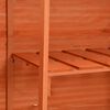 vidaXL Garden Storage Shed 128x42x91 cm Wood