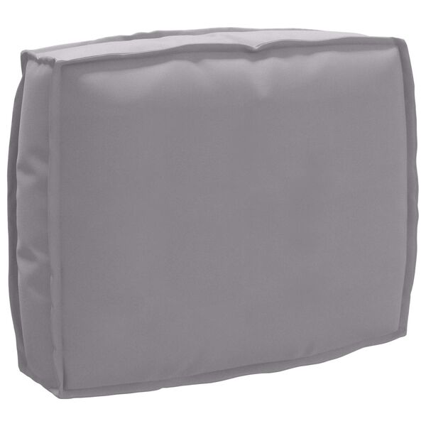 vidaXL Cushion Grey 50 x 40 x 12 cm Oxford Fabric