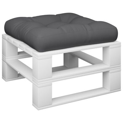 vidaXL Pallet Cushion Grey 58x58x10 cm Fabric