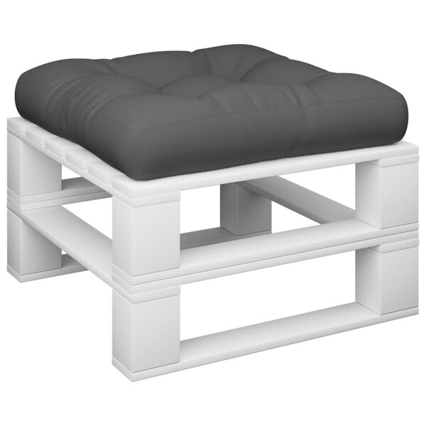 vidaXL Pallet Cushion Grey 58x58x10 cm Fabric