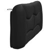 vidaXL Headboard Cushion "Hvar" Black 183 cm King Faux Leather