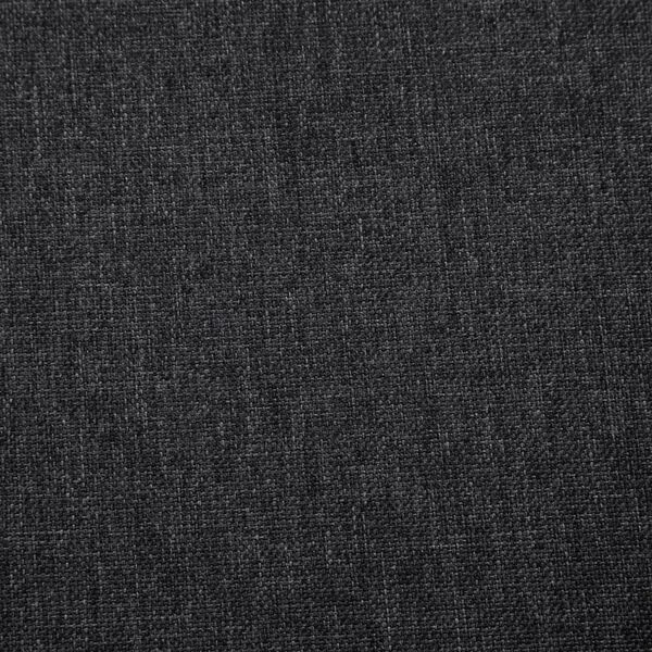 vidaXL Armchair with Chrome Feet Dark Gray Fabric
