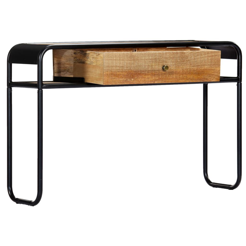 vidaXL Console Table 118x30x75 cm Solid Mango Wood