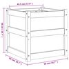 vidaXL Garden Planter 50x50x50 cm Solid Wood Douglas