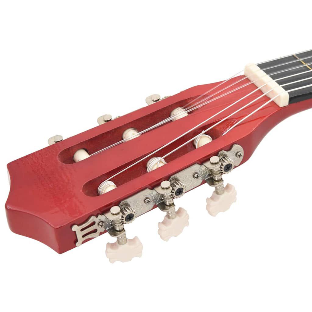 vidaXL 12 Piece Western Acoustic Cutaway Guitar Set with 6 Strings 38