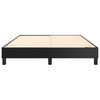 vidaXL Box Spring Bed Frame Black Double Faux Leather