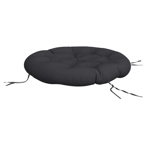 vidaXL Round Cushion Black &Oslash; 100 x11 cm Oxford Fabric