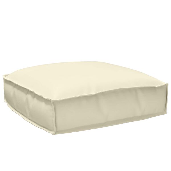 vidaXL Cushion Cream 50 x 50 x 12 cm Oxford Fabric