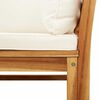 vidaXL 4 Piece Garden Lounge Set with Cushions Solid Wood Acacia