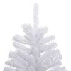 vidaXL Artificial Hinged Christmas Tree with Flocked Snow 120 cm