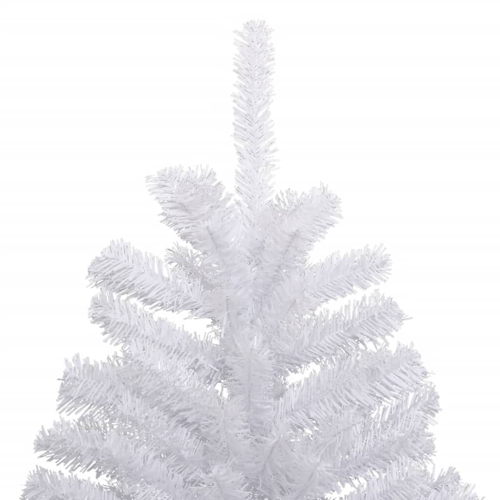 vidaXL Artificial Hinged Christmas Tree with Flocked Snow 120 cm