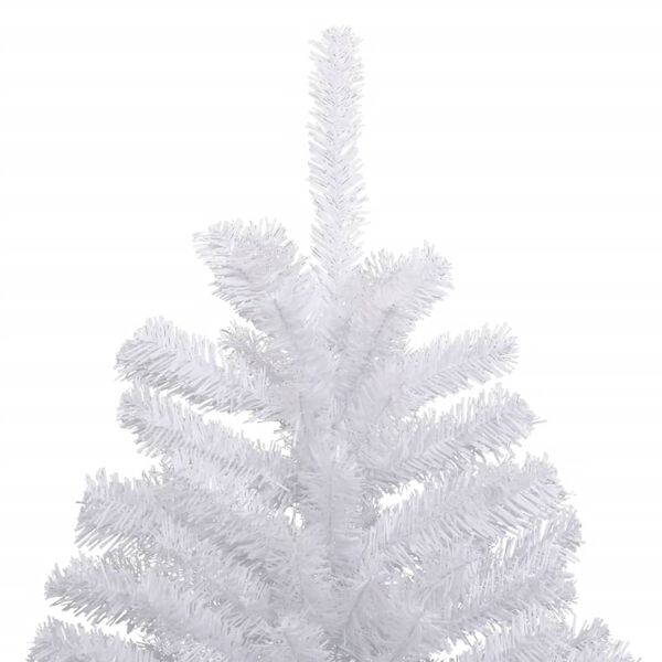 vidaXL Artificial Hinged Christmas Tree with Flocked Snow 120 cm