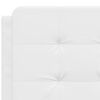 vidaXL Bed Frame without Mattress "Zadar" White 137x190 cm Faux Leather