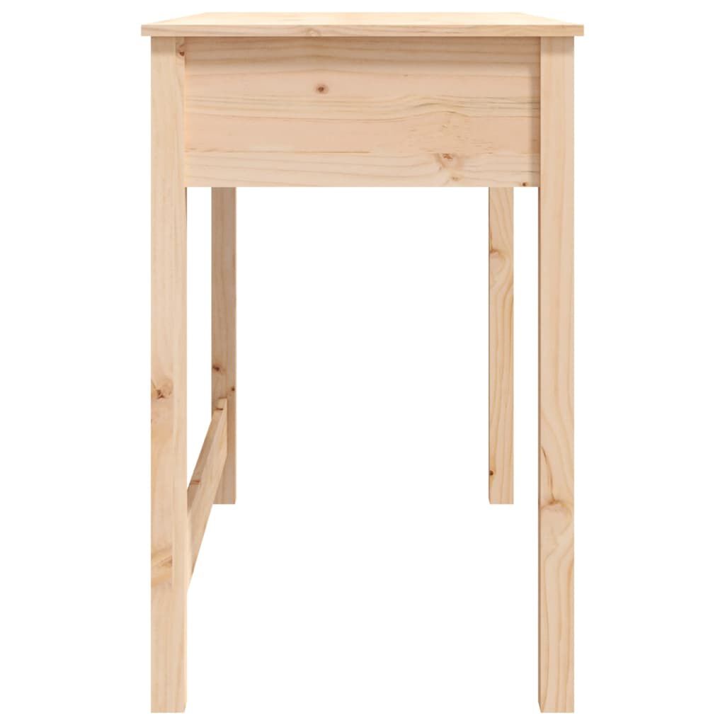 vidaXL Desk with Drawers 100x50x78 cm Solid Wood Pine