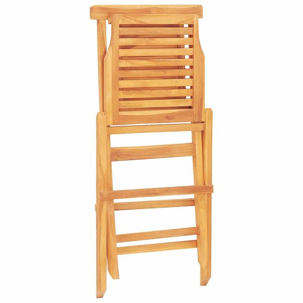 vidaXL Folding Garden Chairs 6 pcs 47x63x90 cm Solid Wood Teak