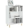 vidaXL Sideboard High Gloss White 69.5x32.5x90 cm Engineered Wood