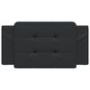 vidaXL Headboard Cushion "Zadar" Black 100 cm Faux Leather