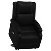 vidaXL Stand up Massage Chair Black Faux Leather