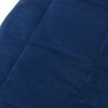 vidaXL Weighted Blanket Blue 200x225 cm 9 kg Fabric