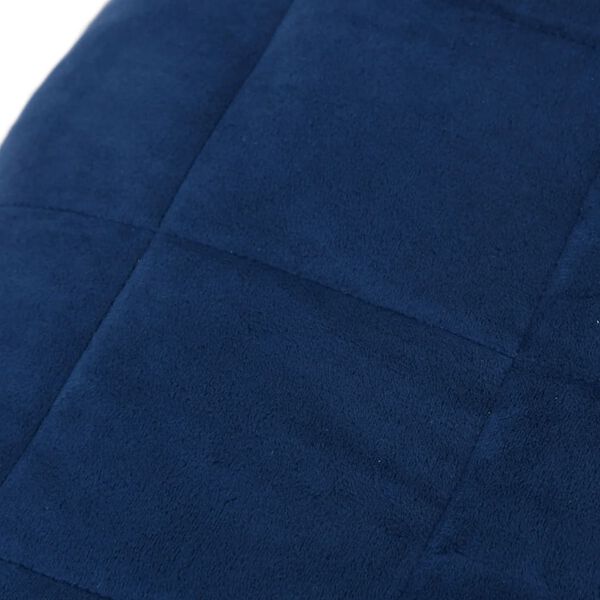 vidaXL Weighted Blanket Blue 200x225 cm 9 kg Fabric