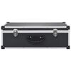 vidaXL CD Case for 80 CDs Aluminium ABS Black