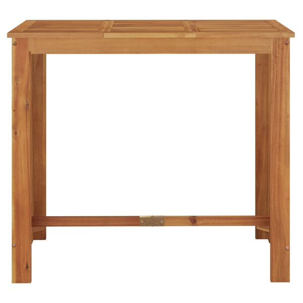 vidaXL Garden Bar Table 120x60x105 cm Solid Wood Acacia