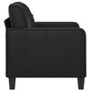 vidaXL Sofa Chair Black 60 cm Faux Leather