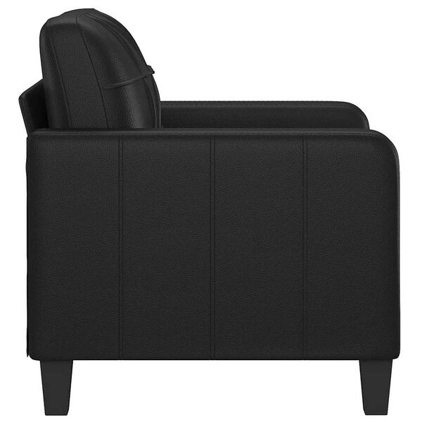 vidaXL Sofa Chair Black 60 cm Faux Leather