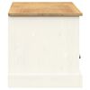vidaXL TV Cabinet VIGO White 156x40x40 cm Solid Wood Pine