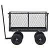 vidaXL Garden Hand Trolley Black 350 kg