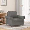 vidaXL Sofa Chair Dark Grey 60 cm Fabric