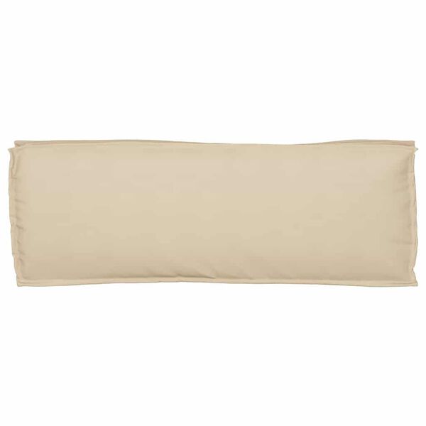 vidaXL Cushion Beige 110 x 40 x 8 cm Oxford Fabric