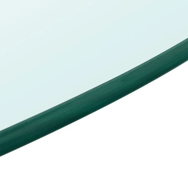 vidaXL Table Top Tempered Glass Round 400 mm