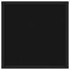 vidaXL Coffee Table Black with Black Glass 40x40x50 cm