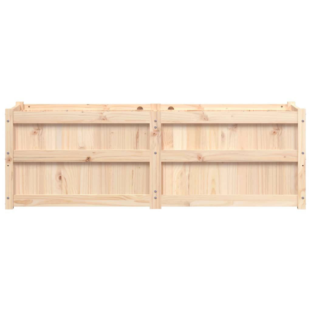 vidaXL Garden Planter 150x50x50 cm Solid Wood Pine