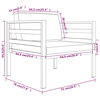 vidaXL 3 Piece Garden Lounge Set with Cushions Aluminium Anthracite