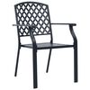 vidaXL Garden Dining Set 5 pcs Anthracite Powder-Coated Steel