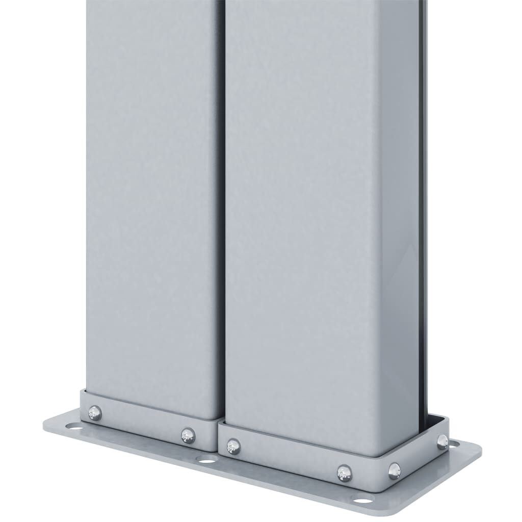vidaXL Retractable Side Awning Anthracite 220x1000 cm
