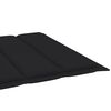 vidaXL Garden Sun Lounger with Cushion Solid Acacia Wood
