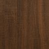 vidaXL Clothes Rack with Shoe Storage Brown Oak 100x40x184 cm