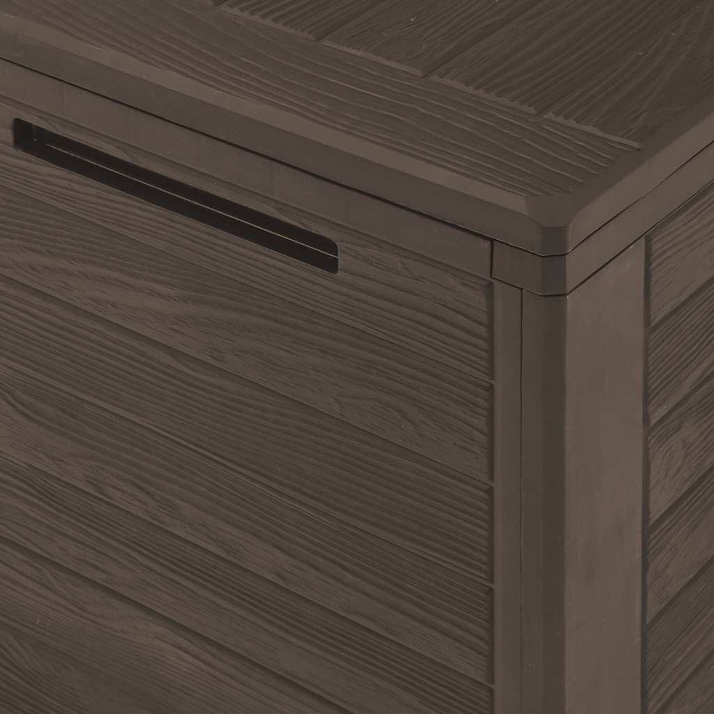 vidaXL Garden Storage Box Brown 116x44x55 cm