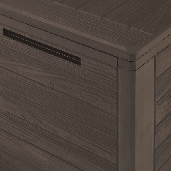 vidaXL Garden Storage Box Brown 116x44x55 cm