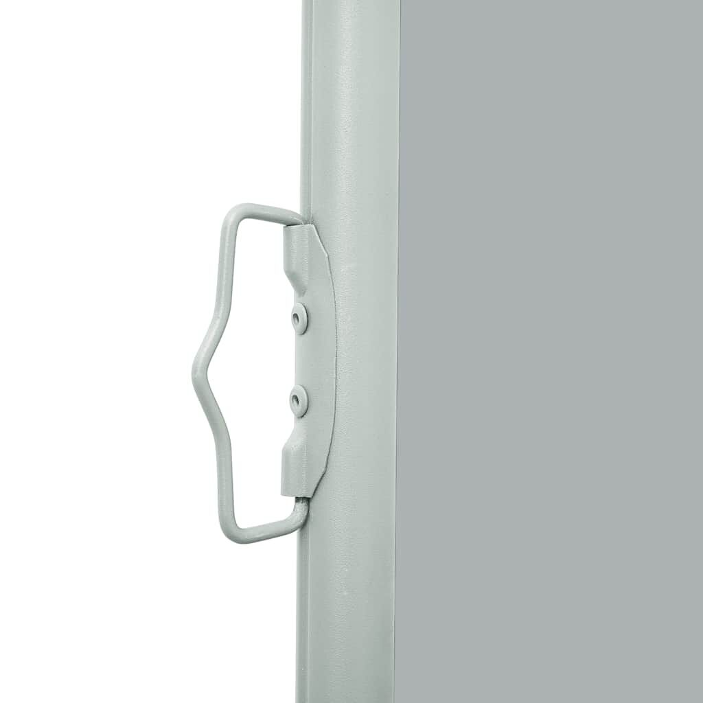 vidaXL Patio Retractable Side Awning 600x160 cm Grey