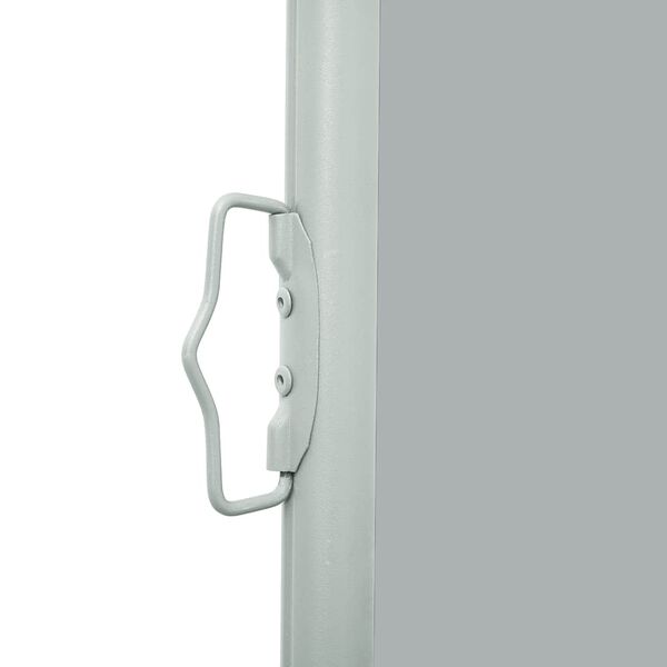 vidaXL Patio Retractable Side Awning 600x160 cm Grey
