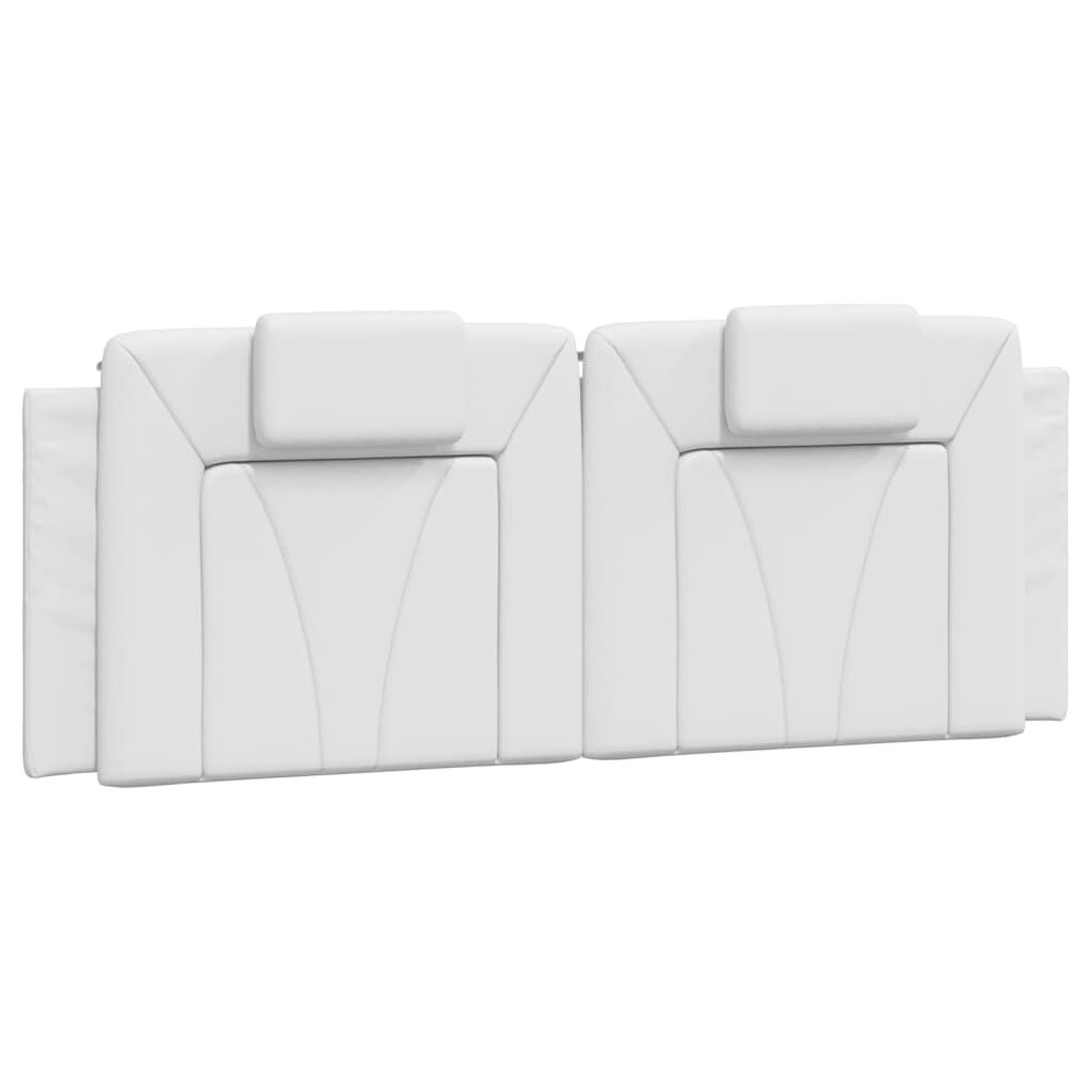 vidaXL Bed Frame without Mattress White 137x190 cm Faux Leather