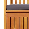 vidaXL Garden Storage Bench 120 cm Solid Acacia Wood