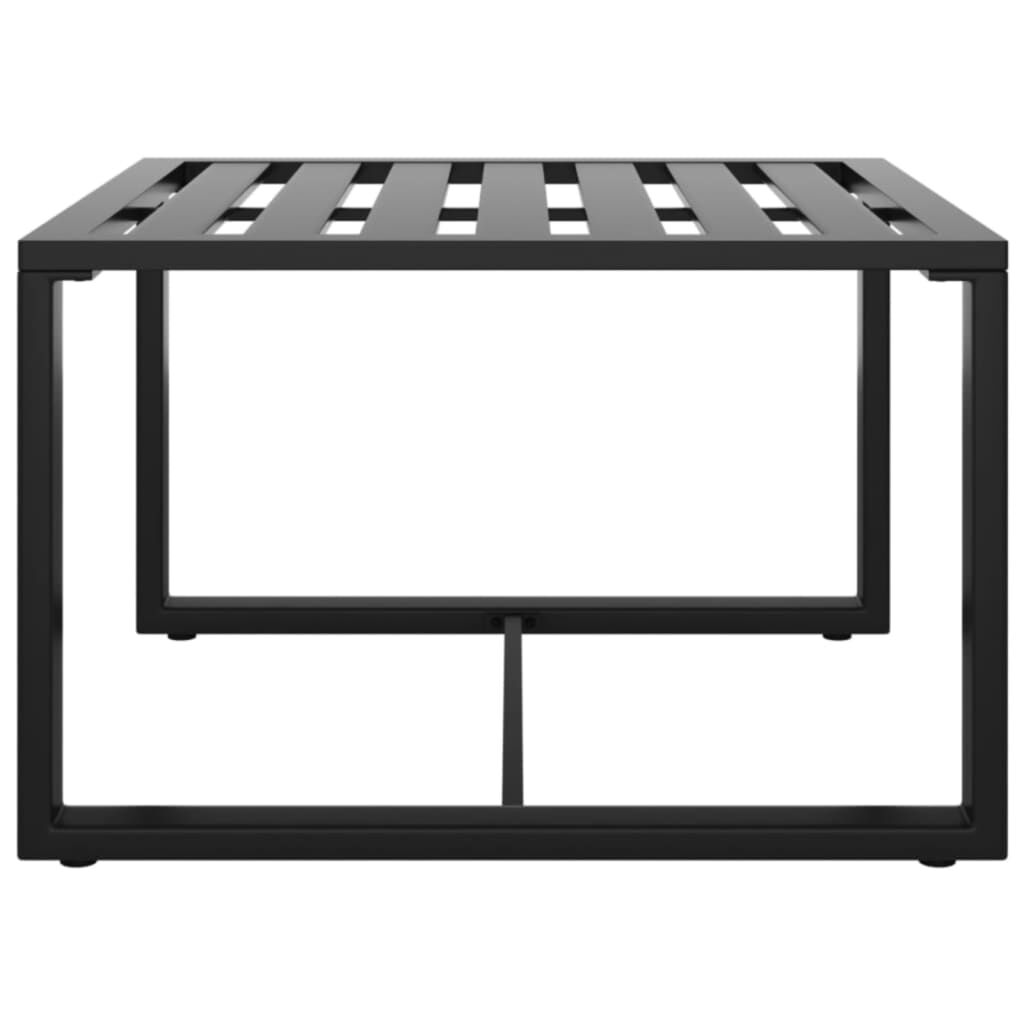 vidaXL 3 Piece Garden Sofa Set with Cushions Aluminium Anthracite